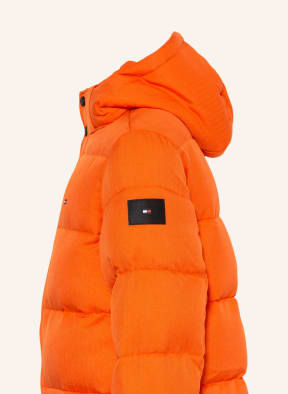 TOMMY HILFIGER Steppjacke mit abnehmbarer Kapuze, Farbe: ORANGE (Bild 1)