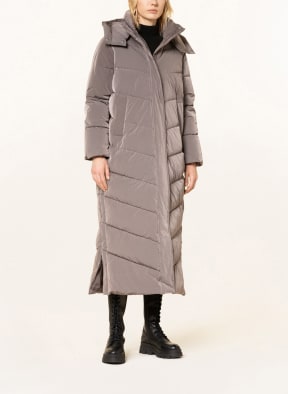 Calvin Klein Quilted coat with removable hood, Color: TAUPE (Image 1)