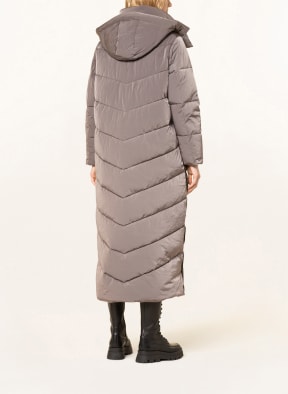 Calvin Klein Quilted coat with removable hood, Color: TAUPE (Image 1)