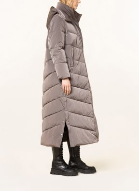 Calvin Klein Quilted coat with removable hood, Color: TAUPE (Image 1)