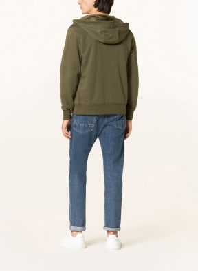 TOMMY HILFIGER Sweatjacke mit Kunstfell, Farbe: OLIV (Bild 1)