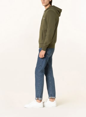 TOMMY HILFIGER Sweatjacke mit Kunstfell, Farbe: OLIV (Bild 1)