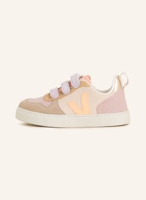 VEJA Sneaker V-10, Farbe: BEIGE/ HELLLILA/ HELLORANGE (Bild 1)