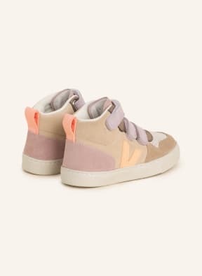 VEJA Hightop-Sneaker V-10, Farbe: BEIGE/ HELLLILA (Bild 1)