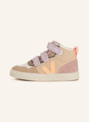 VEJA Hightop-Sneaker V-10, Farbe: BEIGE/ HELLLILA (Bild 1)