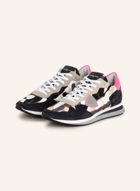 PHILIPPE MODEL Sneakers TRPX, Color: DARK GRAY/ CREAM/ PINK (Image 1)