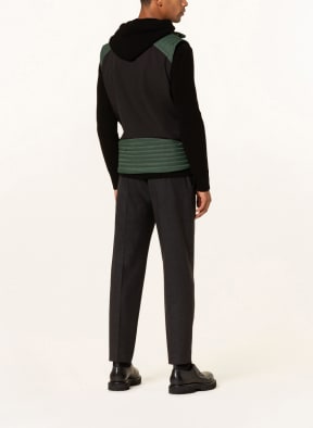 HACKETT LONDON Quilted vest, Color: GREEN/ BLACK (Image 1)