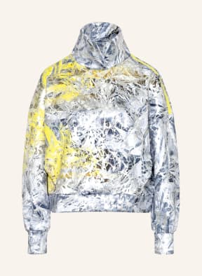 ULLI EHRLICH SPORTALM Long sleeve shirt , Color: DARK GRAY/ SILVER/ YELLOW (Image 1)