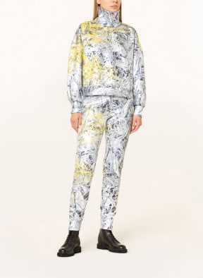 ULLI EHRLICH SPORTALM Long sleeve shirt , Color: DARK GRAY/ SILVER/ YELLOW (Image 1)