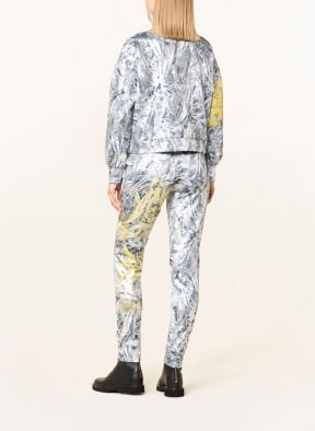 ULLI EHRLICH SPORTALM Long sleeve shirt , Color: DARK GRAY/ SILVER/ YELLOW (Image 1)