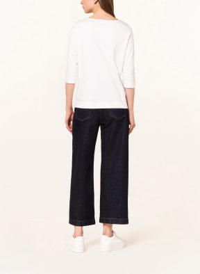SPORTALM Shirt mit 3/4-Arm und Pailletten, Farbe: WEISS (Bild 1)