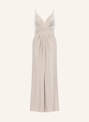 ADRIANNA PAPELL Evening dress with glitter thread , Color: SILVER (Image 1)