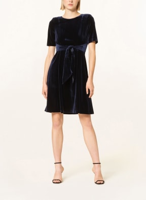 ADRIANNA PAPELL Samtkleid, Farbe: DUNKELBLAU (Bild 1)