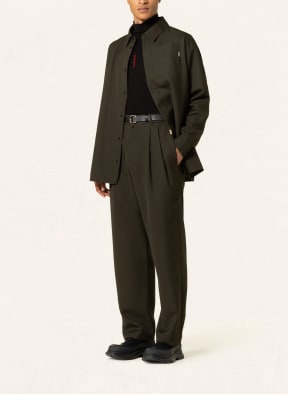 032c Piqué-Hose Regular Fit , Farbe: OLIV (Bild 1)