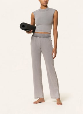 MANDALA Yoga-Hose LUXE, Farbe: GRAU (Bild 1)