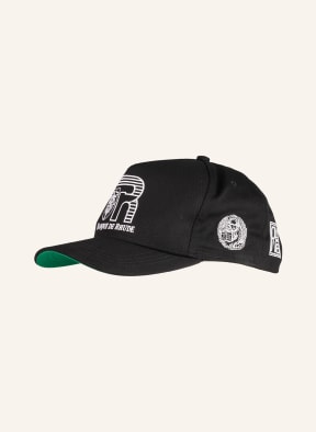 RHUDE Cap, Color: BLACK/ GREEN (Image 1)