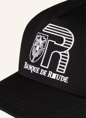 RHUDE Cap, Color: BLACK/ GREEN (Image 1)