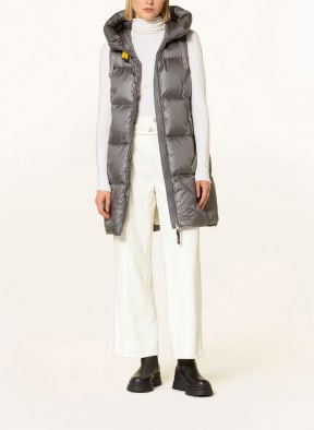 PARAJUMPERS Down vest ZULY, Color: GRAY (Image 1)