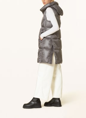 PARAJUMPERS Down vest ZULY, Color: GRAY (Image 1)