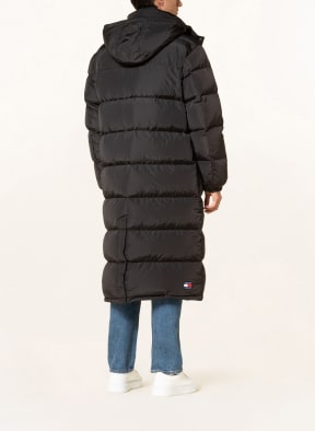 TOMMY JEANS Down parka with detachable hood, Color: BLACK (Image 1)
