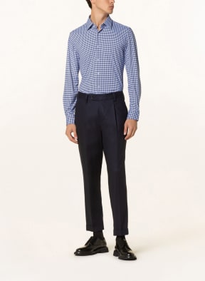 BOSS Jersey shirt HANK PERFORMANCE slim fit, Color: WHITE/ LIGHT BLUE/ BLACK (Image 1)