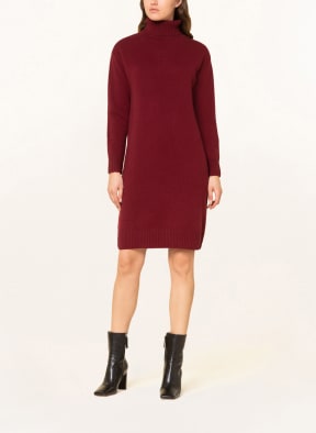 FYNCH-HATTON Knit dress in merino wool, Color: DARK RED (Image 1)