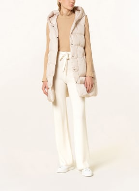 MARC CAIN Down vest, Color: CREAM (Image 1)