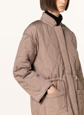 NEO NOIR Quilted coat FORD, Color: TAUPE (Image 1)