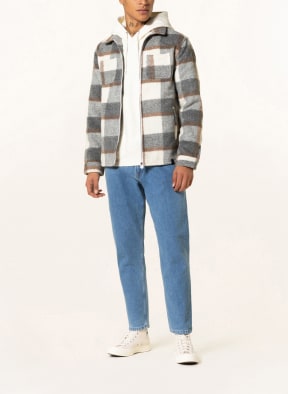 COLOURS & SONS Overshirt, Color: BEIGE/ WHITE/ LIGHT GRAY (Image 1)