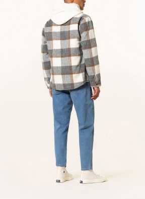 COLOURS & SONS Overshirt, Color: BEIGE/ WHITE/ LIGHT GRAY (Image 1)