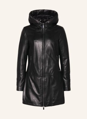 MILESTONE Lederjacke MS-TRACI mit abnehmbarer Blende, Farbe: SCHWARZ (Bild 1)