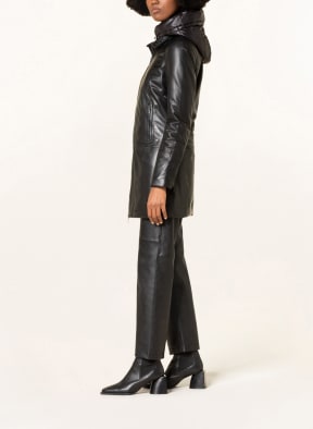 MILESTONE Lederjacke MS-TRACI mit abnehmbarer Blende, Farbe: SCHWARZ (Bild 1)