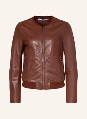 Maze Lederblouson, Farbe: BRAUN (Bild 1)