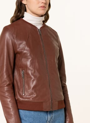 Maze Lederblouson, Farbe: BRAUN (Bild 1)