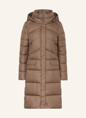 SCHNEIDERS Down coat MANJA with detachable hood, Color: BROWN (Image 1)
