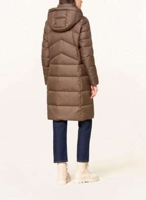 SCHNEIDERS Down coat MANJA with detachable hood, Color: BROWN (Image 1)
