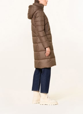 SCHNEIDERS Down coat MANJA with detachable hood, Color: BROWN (Image 1)