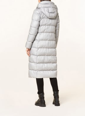 SCHNEIDERS Quilted coat MILENA with detachable hood, Color: LIGHT GRAY (Image 1)
