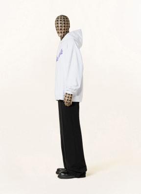 VETEMENTS Oversized hoodie SWEET, Color: WHITE (Image 1)