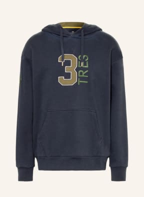 LA MARTINA Hoodie with embroidery, Color: DARK BLUE (Image 1)