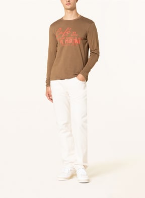 LA MARTINA Long sleeve shirt, Color: BROWN (Image 1)