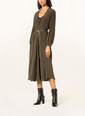 MaxMara STUDIO Seidenkleid EPSILON , Farbe: KHAKI (Bild 1)