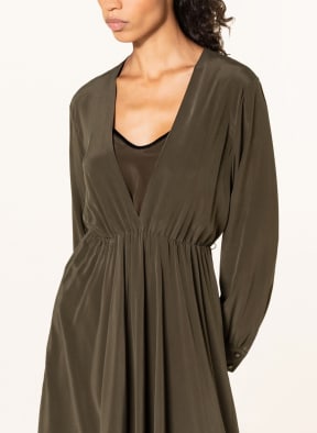 MaxMara STUDIO Seidenkleid EPSILON , Farbe: KHAKI (Bild 1)