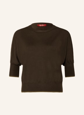 MaxMara STUDIO Knit shirt KERRY, Color: DARK BROWN (Image 1)