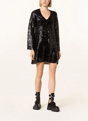 ottod'ame Dress with sequins, Color: BLACK (Image 1)