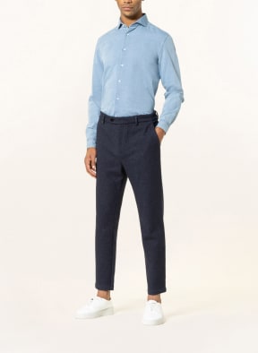 DISTRETTO 12 Suit trousers ESTEBAN in jogger style extra slim fit, Color: DARK BLUE (Image 1)