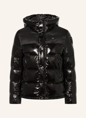Blauer Daunenjacke, Farbe: SCHWARZ (Bild 1)