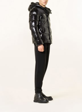 Blauer Daunenjacke, Farbe: SCHWARZ (Bild 1)