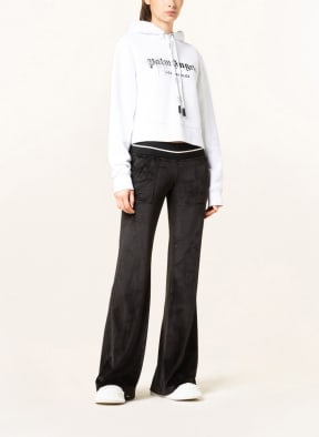 Palm Angels Hoodie with decorative gems, Color: WHITE (Image 1)