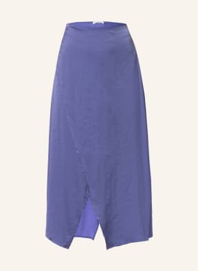 EDITED Satin skirt YELLENA in wrap look, Color: BLUE (Image 1)